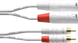 Cordial 2 x RCA - 2 x XLR garso laidas, 1,5 m