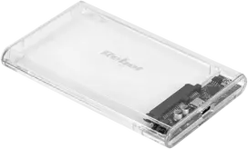 2.5 colio SATA USB C 3.1 Rebel disko korpusas skaidrus