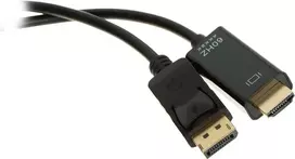 Vision ADAPTERIS DP-W/HDMI-W-1.8M-V2 DisplayPort 4K UHD