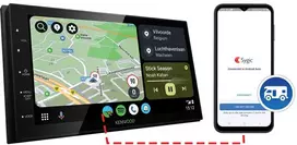 Automagnetola Kenwood, DMX-5020DABCAMPER 2-DIN multimedija, Bluetooth, USB, Kem
