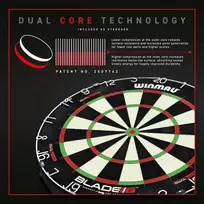 Smiginio taikinys Winmau Blade 6 Dual Core