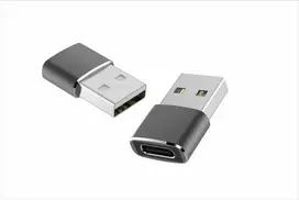 Adapteris USB A 2.0 to USB C ART C14 OTG juodas