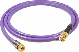 Kabelis Melodika BNC - F 17m violetinė