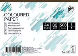 Spalvotas biuro popierius College A4, 80g, rudos spalvos, 500 lapų