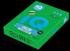 Spalvotas biuro popierius IQ, A4, 80g, DG47, tamsiai žalios spalvos, 500 lapų