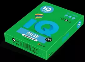 Spalvotas biuro popierius IQ A4, 160g, DG47 tamsiai žalios spalvos, 250 lapų