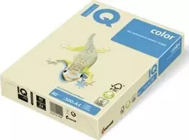 Iq Color Spalvotas biuro popierius IQ, A4, 80g, BE66, vanilės spalvos, 500 lapų