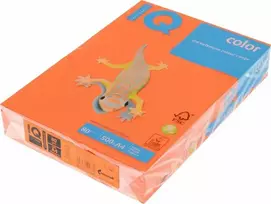 Mondi Spalvotas biuro popierius IQ, A4, 80g, OR43, oranžinės spalvos, 500 lapų