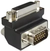 Delock Adapteris DVI-I(24 5) F - VGA (M) 90° (65425)