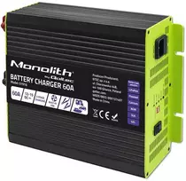Akumuliatorius Qoltec Profesionalus kroviklis Monolitas LiFePO4 AGM GEL SLA akumuliatoriams | 60A | 12V | Greitas įkrovimas