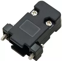 2725# D-sub db 9(h) kabelio korpusas juodas