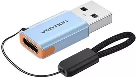 Vention USB adapteris CUAH0, USB-A 3.1 kištukinis USB-C lizdas (pilkas)