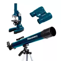 Teleskopas Teleskopo, mikroskopo ir žiūronų rinkinys Discovery Set 3