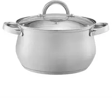 Puodas su stikliniu dangteliu Domingo 18 cm 3 l DOMOTTI
