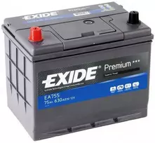 Akumuliatorius EXIDE 75 Ah 630 A EN 12V