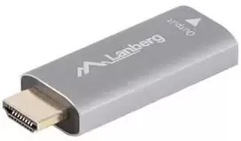 Lanberg Adapteris HDMI(M) - DisplayPort(F) 4K sidabrinė