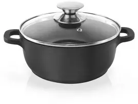 Granito puodas su dangteliu, indukcinis GRANDE ORION 16 cm 1,4 l