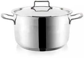 Plieninis puodas su dangteliu 18/10 PREMIUM 4,3 l ORION