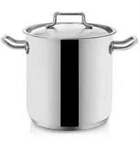 Plieninis puodas su dangteliu 18/10 PREMIUM 11 l 24 cm ORION