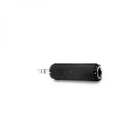Garso slopinimas, 3,5 mm lizdas M - 6,3 mm lizdas F, stereo, juodas, logotipas, EOL