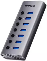 USB-A 3.0 5Gbps šakotuvas su 7 viename jungikliu Unitek H1314A01-EU