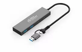 „MicroConnect 4w1“ USB-A/USB-C šakotuvas | 2x USB-A | 2x USB-C