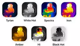 Seek Thermal CW-ABAX thermal imaging camera Juodas 200 x 150 pikselių