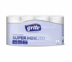 Grite Super MINI 250 tualetinis popierius, 3sl. (8rit.) - 1 pakelis (8 rit.)