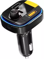 „Yesido“ FM siųstuvas Y45 MP3, „Bluetooth“ - 2xUSB + C tipo + „Micro SD“ - QC 18W PD 20W juodas