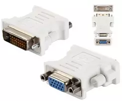 Ak205 Adapteris DVI (kištukas) - VGA (lizdas)