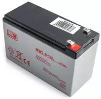Mw Power MWPower MWL 12V 9Ah F2(250) AGM akumuliatorius, 10-12 metų