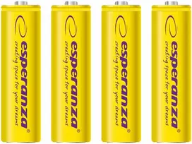 ESPERANZA AKUMULATORKI NI-MH AA 2000MAH 4 vnt. ŻÓŁTE