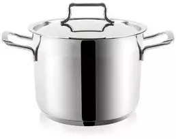 Plieninis puodas su dangteliu 18/10 PREMIUM 2,3 l ORION