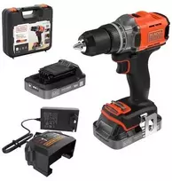 Black & Decker Juodas & Decker akumuliatorinis gręžtuvas/suktuvas, 45Nm, 18V POWERCONNECT, Juodas & Decker [BCD382D2XK-QW] 2x2.0Ah, lagaminas