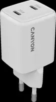 CANYON pakrovėjas CU35CC GaN 35W 2xPD EU Baltas