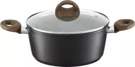 Puodas aluminiowy su dangteliu Terra 28 cm 5,6 l AMBITION