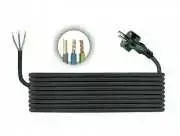 Pawbol Pawbol jungties kabelis D.3508 H05RR F3x1.5, 5 m juodas