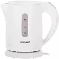 Mesko | Virdulys | MS 1376 | Electric | 850 W | 0.8 L | Plastic | 360° rotational base | Baltas