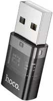 Adapteris USB A to USB C Hoco UA36C transparent juodas