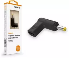 Aligator USB-C maitinimo adapteris 4,0 x 1,7 mm, skirtas HP / Lenovo nešiojamiesiems kompiuteriams