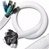 Kabelių maskavimo juosta, 3 m, balta