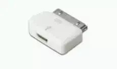 DIGITUS Apple Dock Mini Adapteris, Apple 30pin- micro USB B, M/F, USB 2.0 compatible, UL, Apple certified, DA-600501-000-W