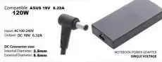 ZMP nešiojamo kompiuterio įkroviklis ASUS 19V, 6.32A 5.5/2.5mm 120W