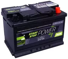 intAct AGM AGM70 Start & Stop 70Ah 760A (EN) akumuliatorius