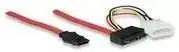 Manhattan Slimline 7+6 Pin SATA Male / 7 Pin SATA Male / 4 Pin 5 V , 308137