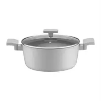 Puodas aluminiowy su dangteliu Gris 20 cm 2,2 l AMBITION