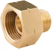 „meva“ redukcinis adapteris iš dujų baliono, 21,8 mm ilgio – 3/8 colio ilgio