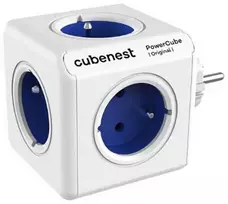 Cubenest - PowerCube, 0,1 m, ORIGINALUS USB, mėlynas, POWERCUBE, 5 lizdai