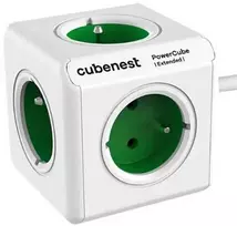 Cubenest - PowerCube, 1,5 m, prailgintas, žalias, POWERCUBE, 5 lizdai