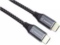 PREMIUMCORD kabelis HDMI 2.1 didelės spartos + Ethernet kabelis 8K@60Hz, paauksuotos jungtys, 3m